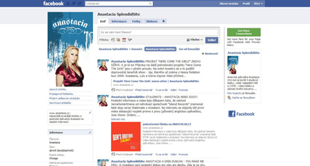 Anastacia.cz na Facebooku