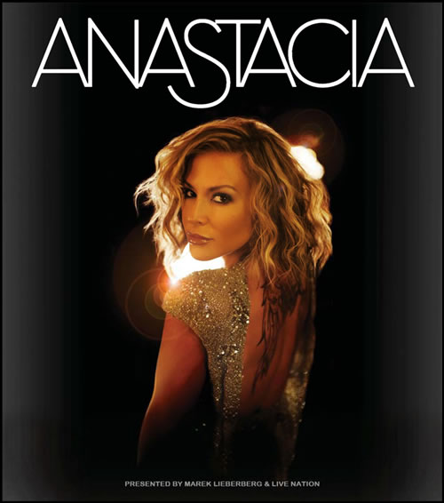 Plakát k letnímu Anastacia tour 2009